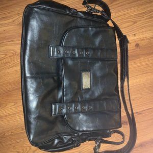 Wendy Bellissimo Black Diaper Messenger Bag